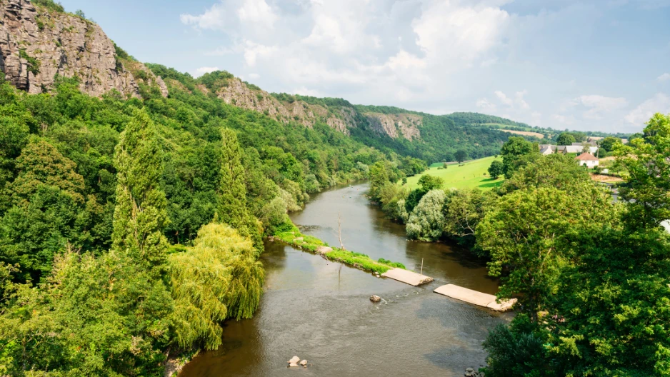 Orne River in Normandy 