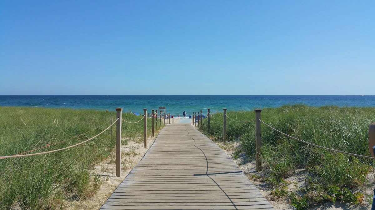 Accès direct à la plage