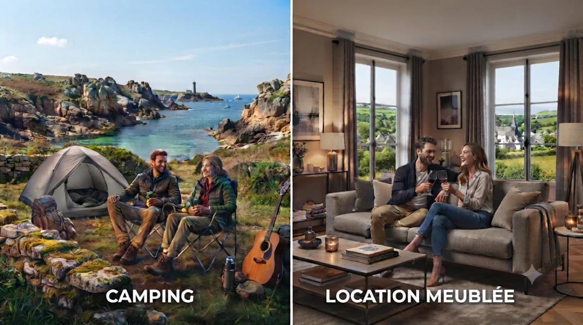 Camping vs Location meublée