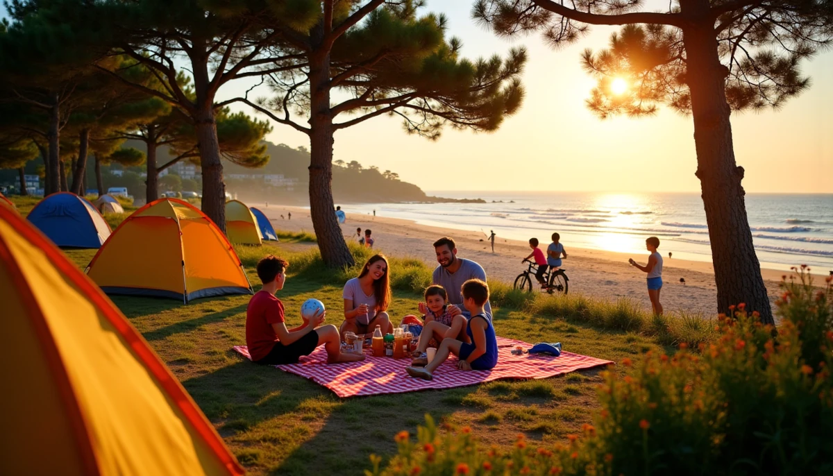 Camping proche mer en Vendée