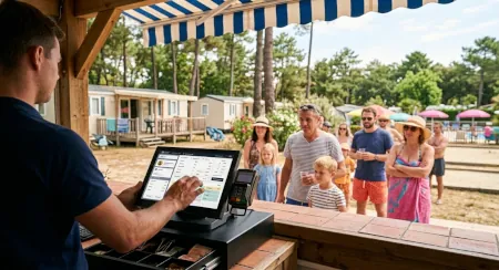 Snack de camping : comment gérer les encaissements en haute saison