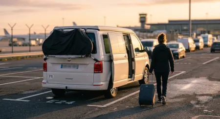 Van aménagé : où laisser son véhicule pendant un voyage en avion ?