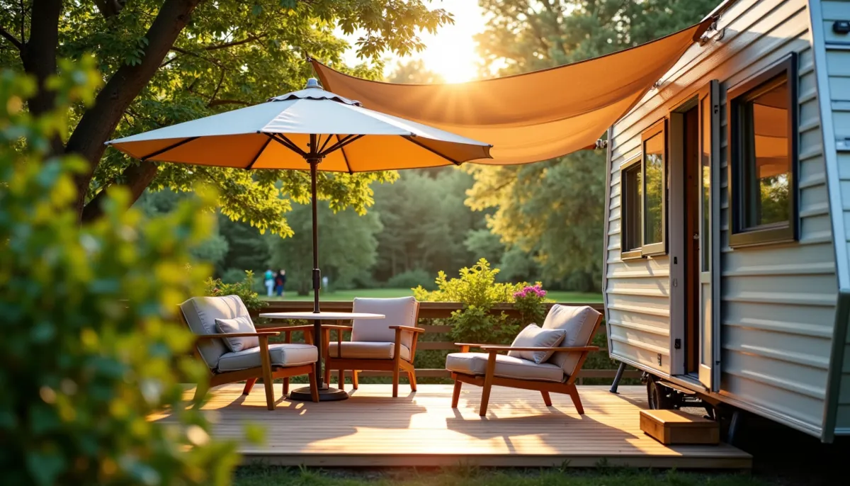 Optimiser l’espace d’une terrasse de mobil-home