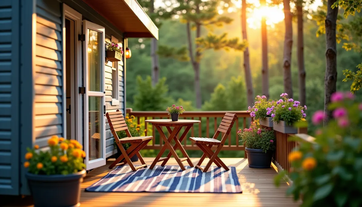 Optimiser l’espace d’une terrasse de mobil-home