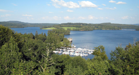 Panorama sur le lac de Vassivière