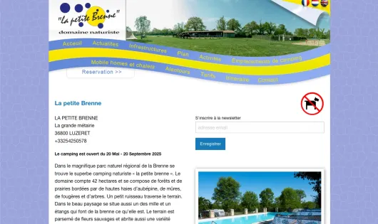 DOMAINE NATURISTE LA PETITE BRENNE