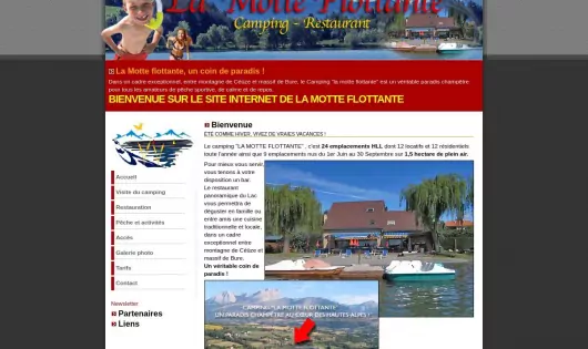 CAMPING LA MOTTE FLOTTANTE