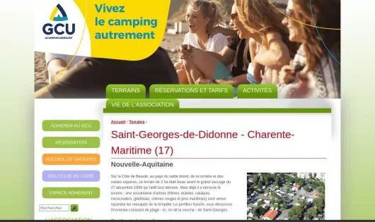 CAMPING GCU SAINT-GEORGES-DE-DIDONNE