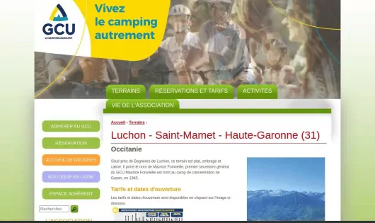 CAMPING GCU LUCHON SAINT-MAMET