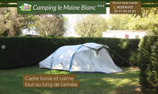 CAMPING LE MAINE BLANC