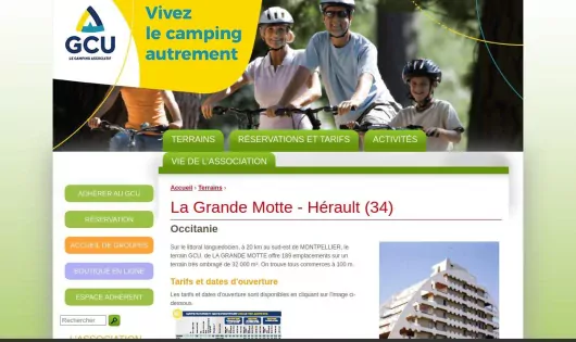 CAMPING GCU LA GRANDE MOTTE