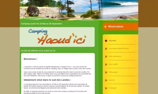 AIRE NATURELLE DE CAMPING LE HAOUD' ICI