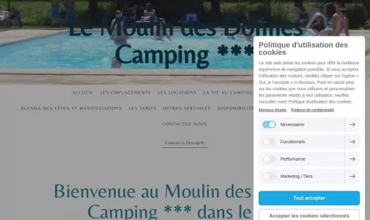 CAMPING LE MOULIN DES DONNES