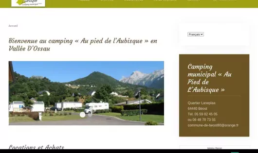 CAMPING AU PIED DE L'AUBISQUE