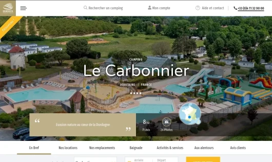 CAMPING SANDAYA LE CARBONNIER