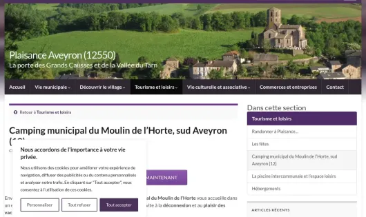 CAMPING MUNICIPAL DU MOULIN DE LH'ORTE